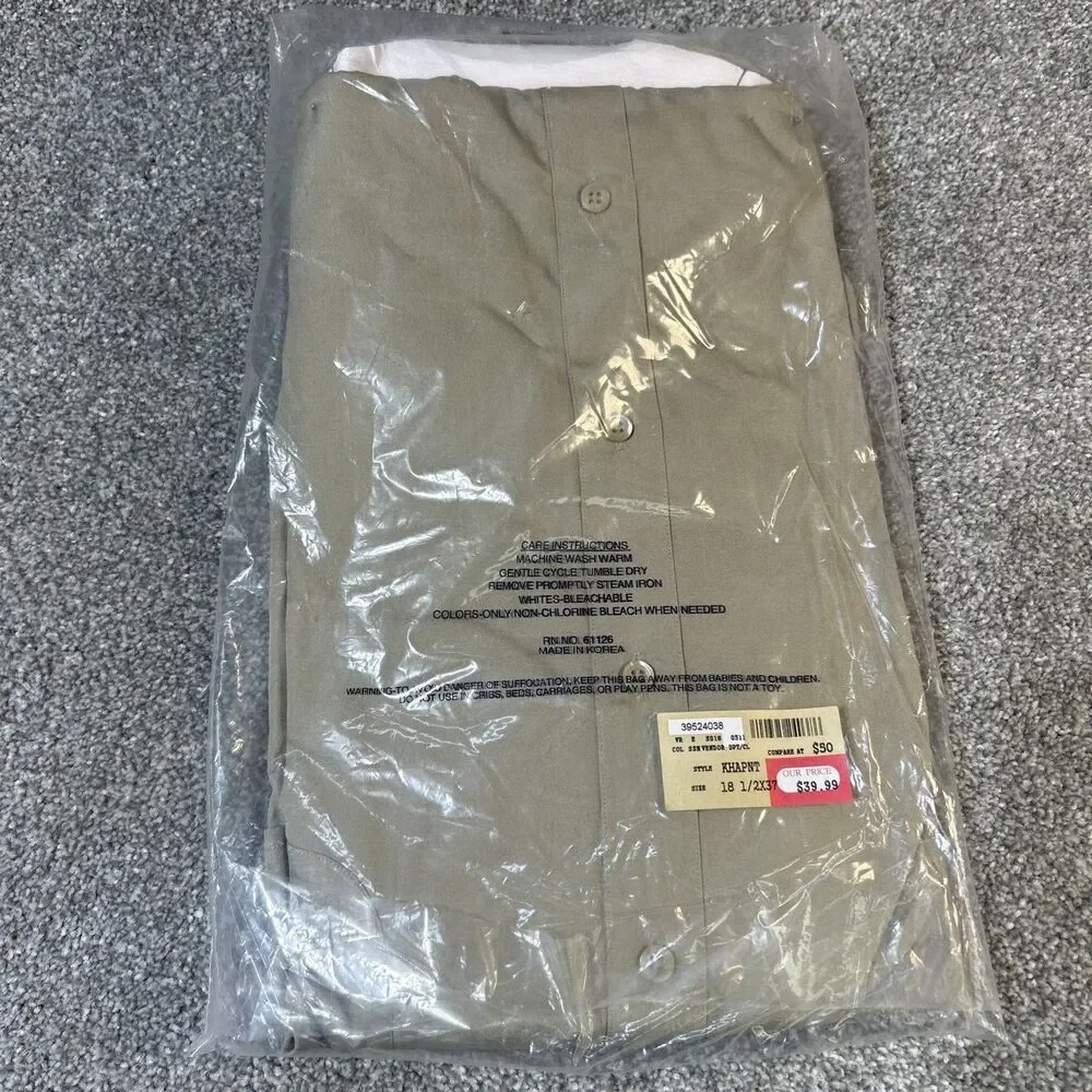 LOT - 3 Dress Shirts 18.5 Neck Oleg Cassini Pierre Cardin 34/35 Brigadier 36/37 - Picture 5 of 11